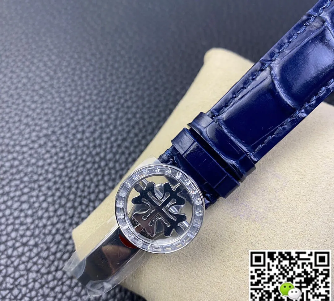 Patek Philippe Grand Complications 6104G-001 AI Factory 1:1 Best Edition Replica Watch Blue Strap