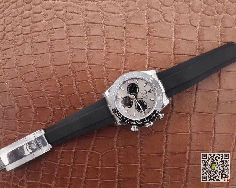 Rolex Daytona Cosmograph 116519LN Noob Factory 1:1 Best Edition Replica Watch Swiss ETA4130 Grey Dial
