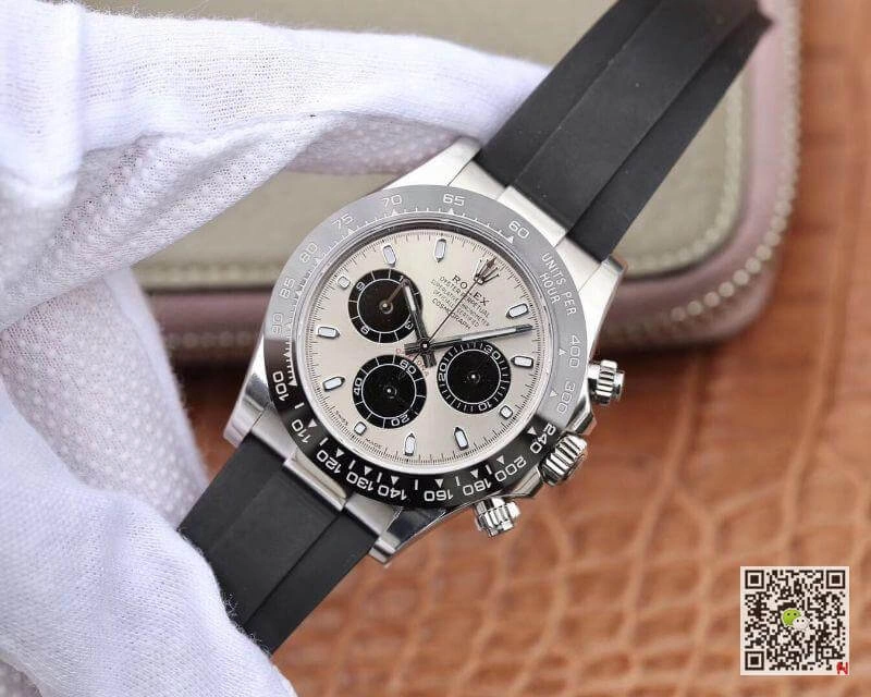 Rolex Daytona Cosmograph 116519LN Noob Factory 1:1 Best Edition Replica Watch Swiss ETA4130 Grey Dial