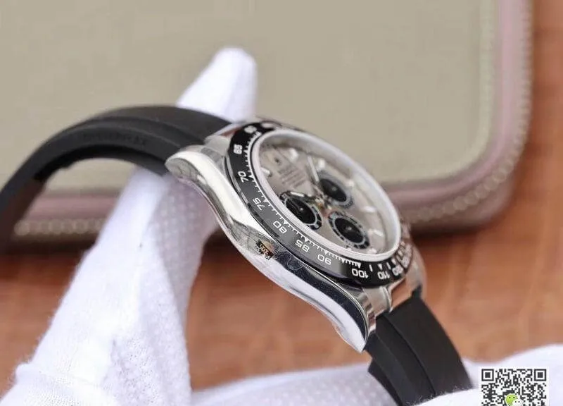 Rolex Daytona Cosmograph 116519LN Noob Factory 1:1 Best Edition Replica Watch Swiss ETA4130 Grey Dial