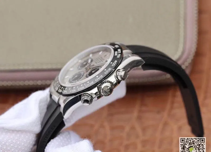 Rolex Daytona Cosmograph 116519LN Noob Factory 1:1 Best Edition Replica Watch Swiss ETA4130 Grey Dial
