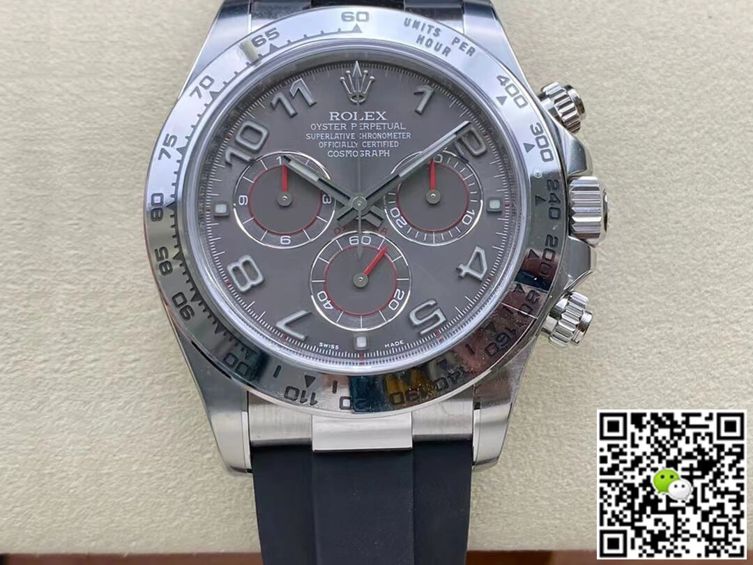 Rolex Cosmograph Daytona 116519-0104 Clean Factory 1:1 Best Edition Replica Watch Black Strap