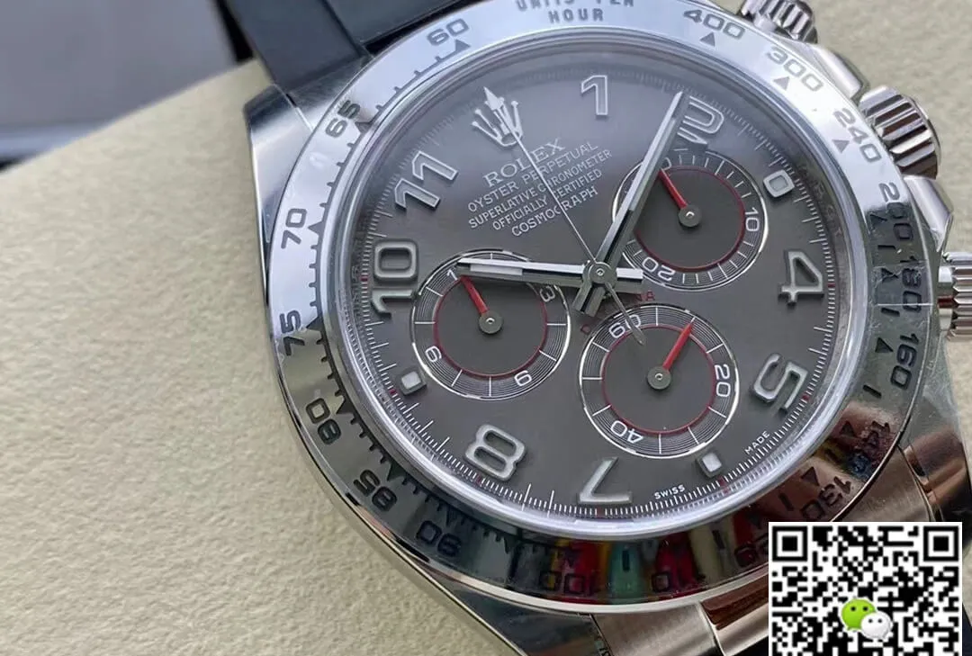 Rolex Cosmograph Daytona 116519-0104 Clean Factory 1:1 Best Edition Replica Watch Black Strap
