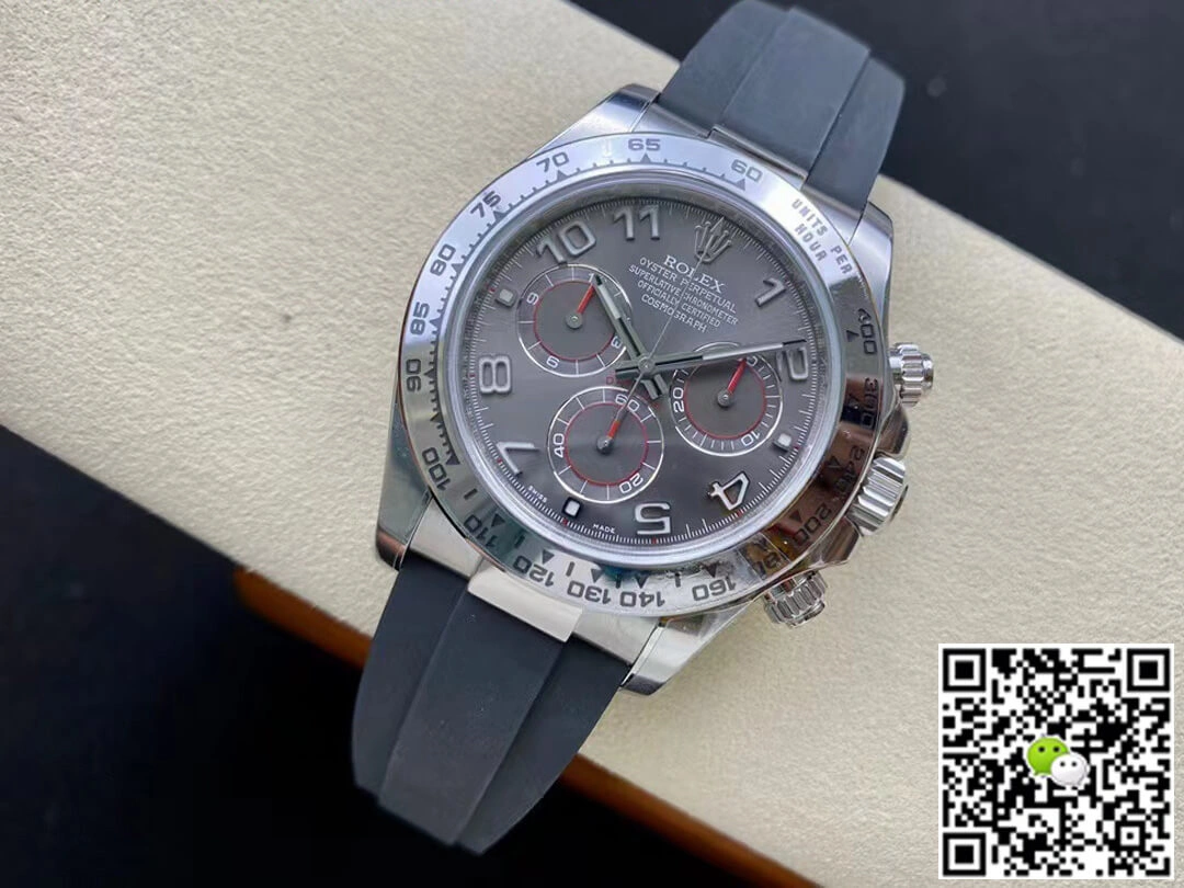 Rolex Cosmograph Daytona 116519-0104 Clean Factory 1:1 Best Edition Replica Watch Black Strap