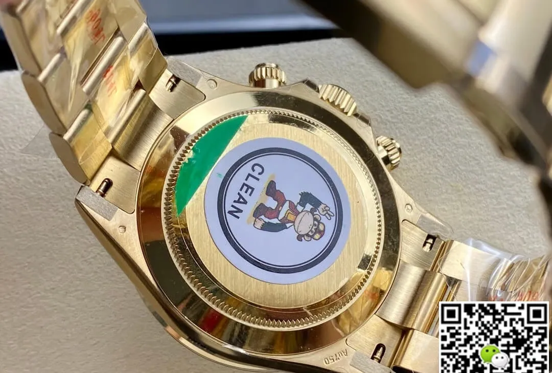 Rolex Cosmograph Daytona M116508-0009 Clean Factory 1:1 Best Edition Replica Watch Gold Strap