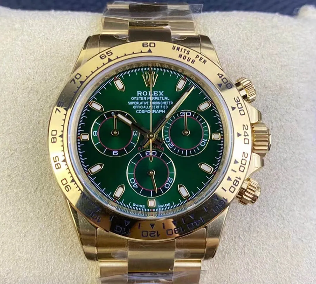 Rolex Cosmograph Daytona M116508-0013 Clean Factory 1:1 Best Edition Replica Watch Gold Bezel