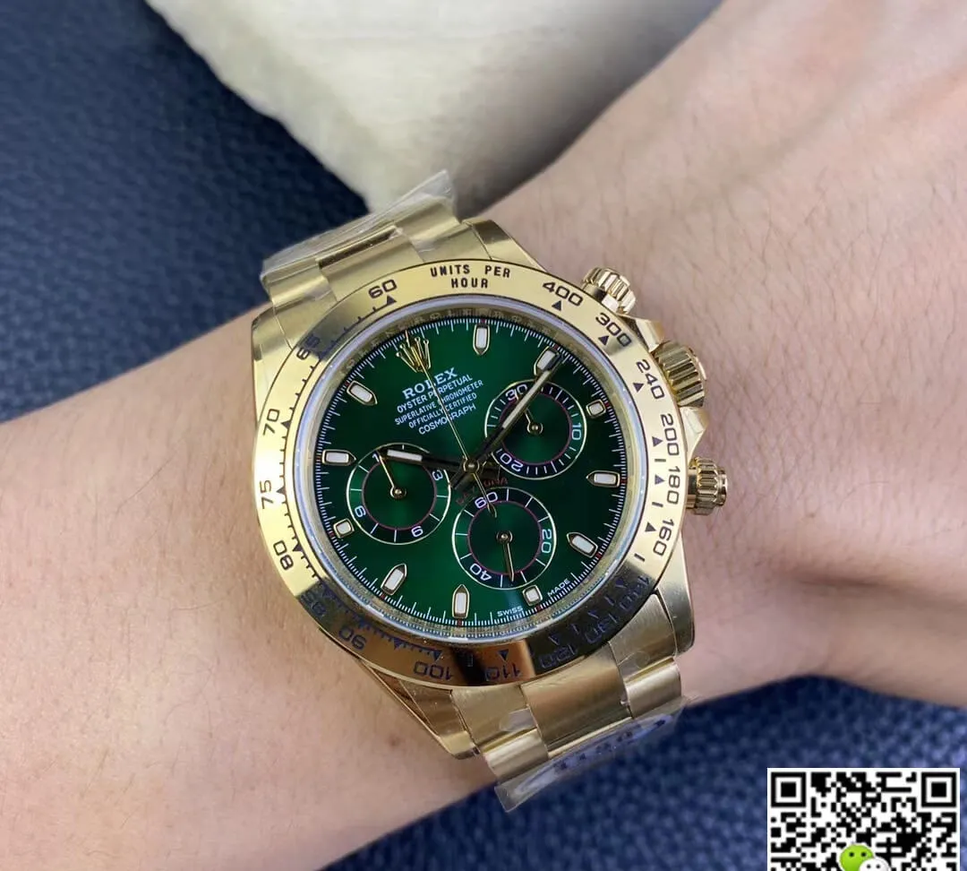 Rolex Cosmograph Daytona M116508-0013 Clean Factory 1:1 Best Edition Replica Watch Gold Bezel