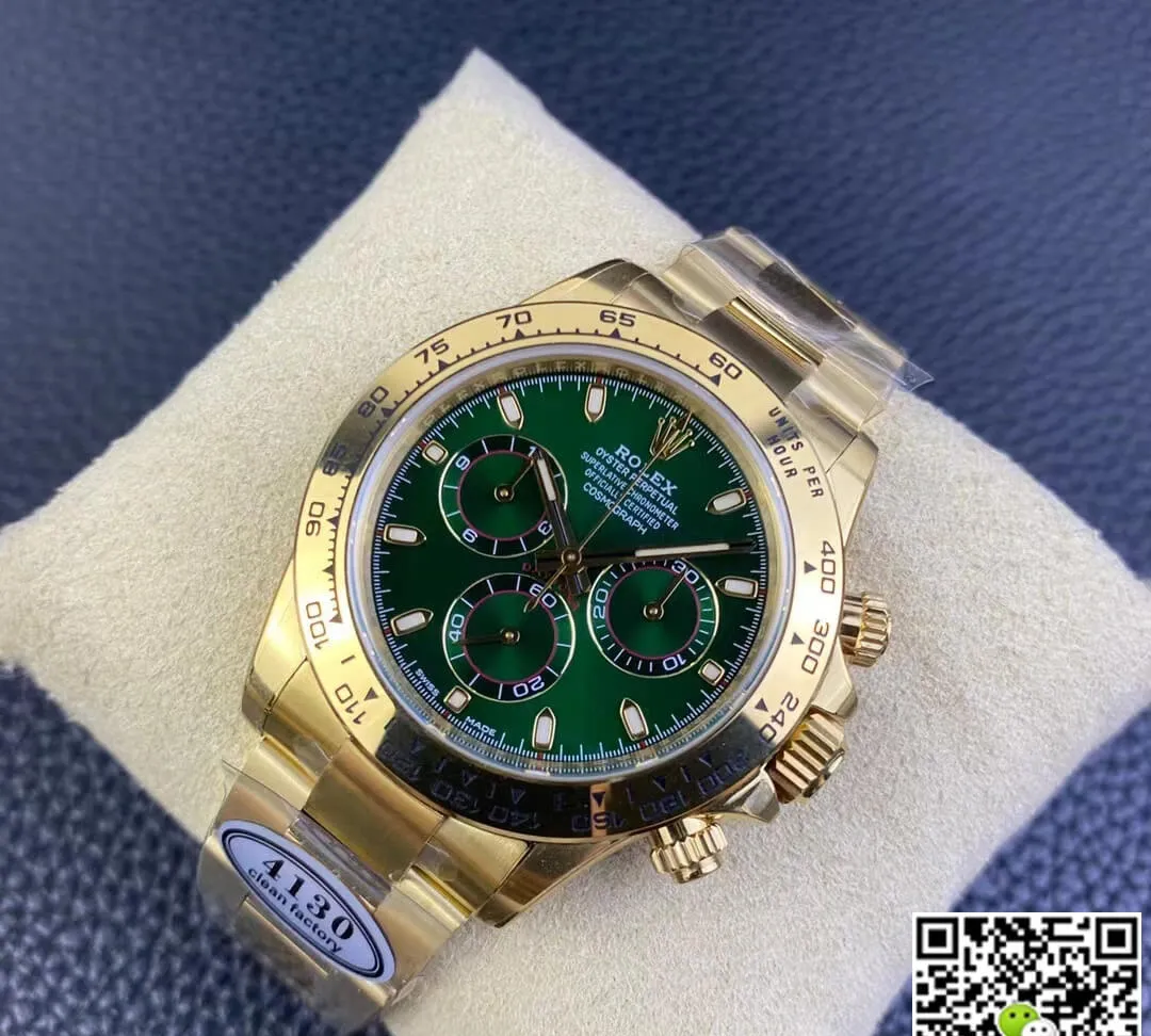 Rolex Cosmograph Daytona M116508-0013 Clean Factory 1:1 Best Edition Replica Watch Gold Bezel