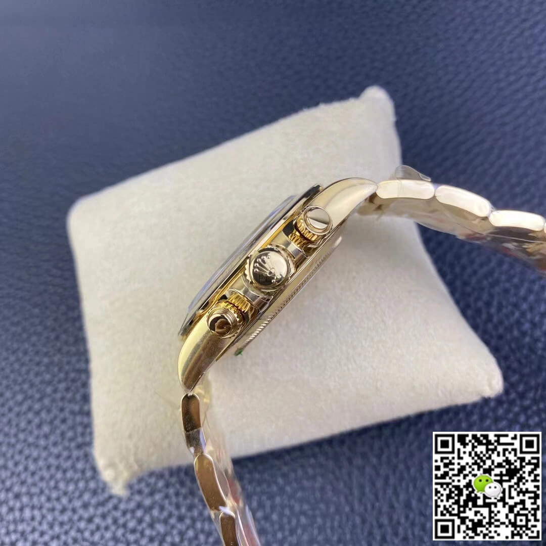 Rolex Cosmograph Daytona M116508-0013 Clean Factory 1:1 Best Edition Replica Watch Gold Bezel