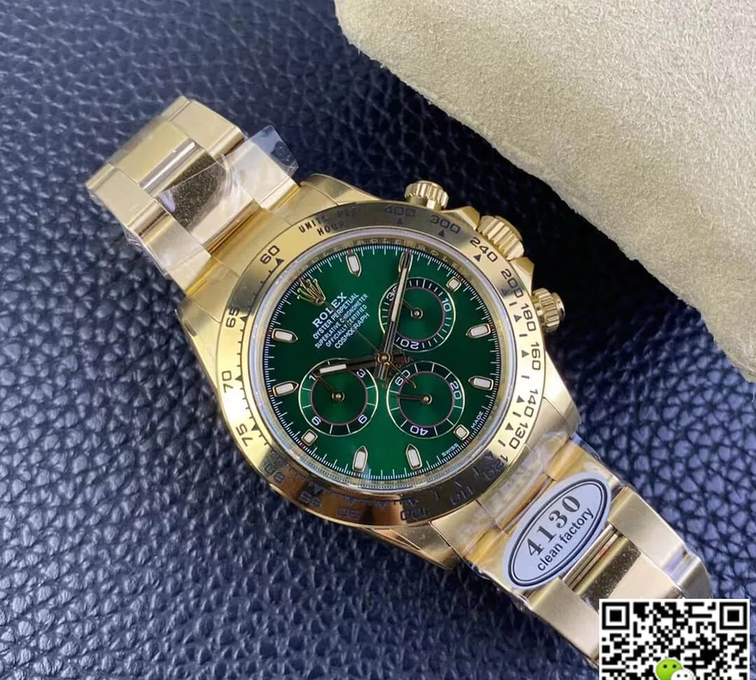 Rolex Cosmograph Daytona M116508-0013 Clean Factory 1:1 Best Edition Replica Watch Gold Bezel