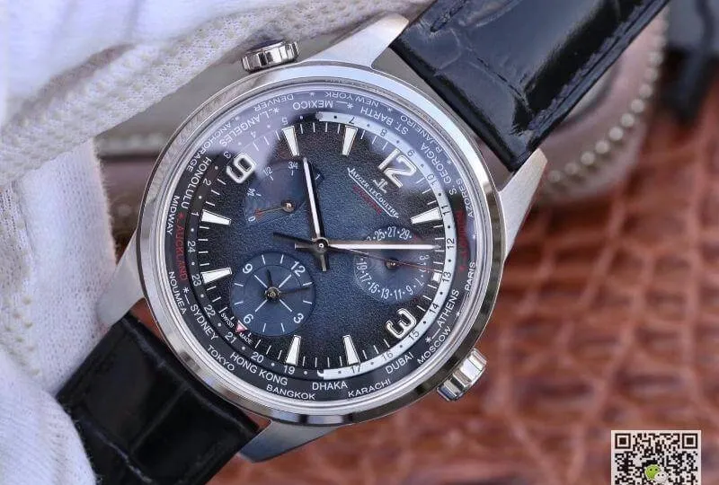 Jaeger-LeCoultre Master Geographic 904847J TWA Factory 1:1 Best Edition Replica Watch Swiss ETA936 316L Steel