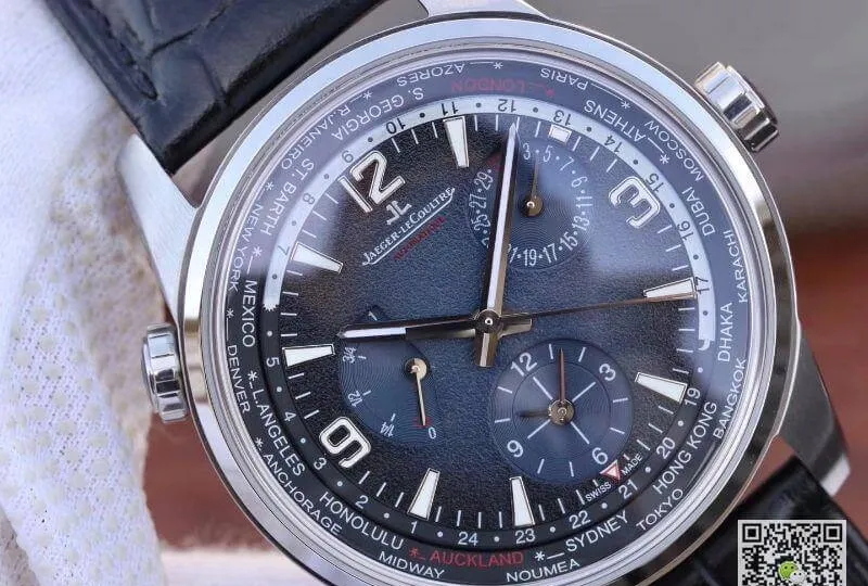 Jaeger-LeCoultre Master Geographic 904847J TWA Factory 1:1 Best Edition Replica Watch Swiss ETA936 316L Steel