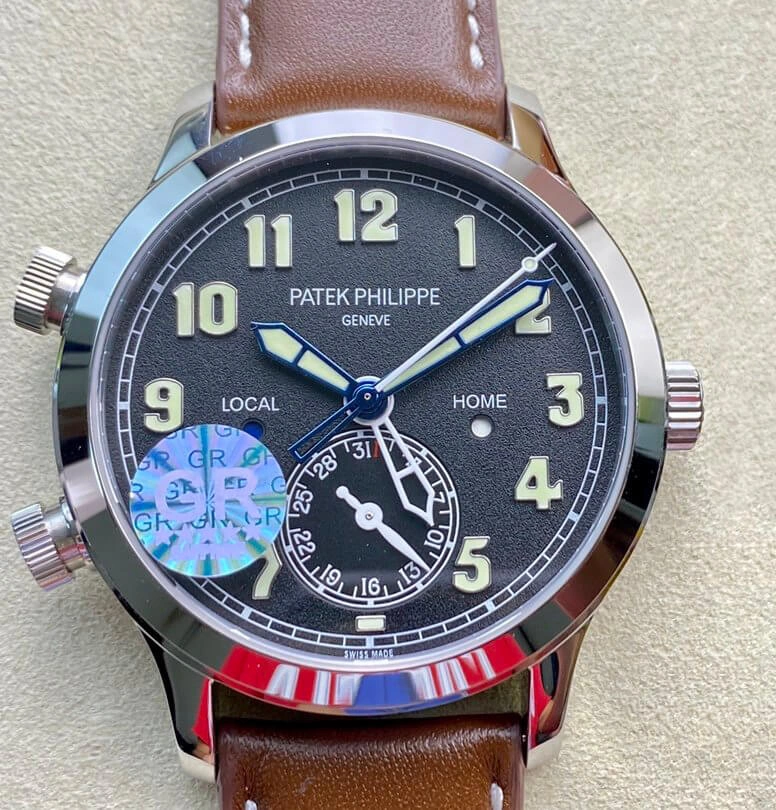 Patek Philippe Calatrava 5524G-001 GR Factory 1:1 Best Edition Replica Watch V2 Stainless Steel Bezel