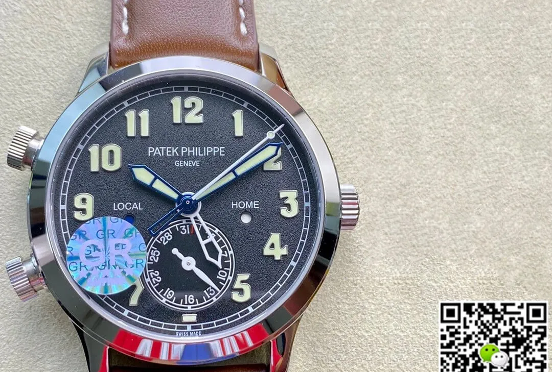 Patek Philippe Calatrava 5524G-001 GR Factory 1:1 Best Edition Replica Watch V2 Stainless Steel Bezel