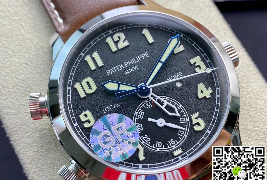 Patek Philippe Calatrava 5524G-001 GR Factory 1:1 Best Edition Replica Watch V2 Stainless Steel Bezel