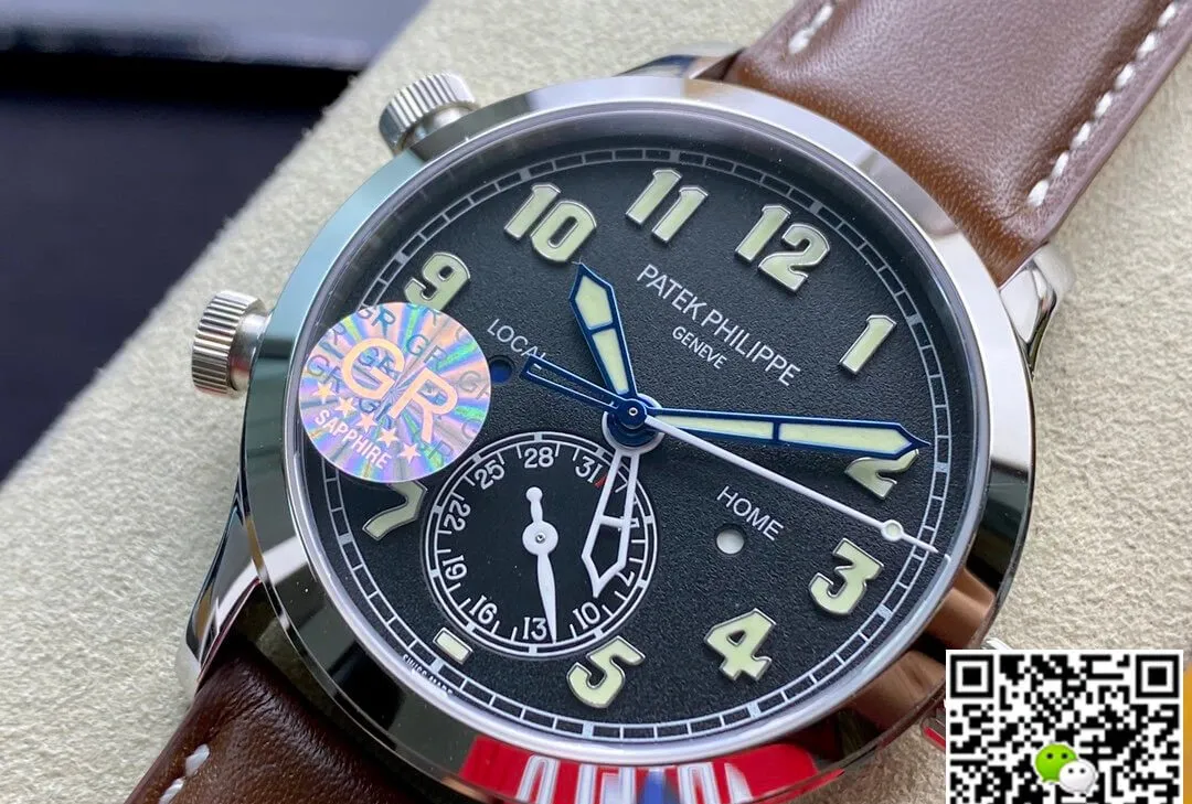 Patek Philippe Calatrava 5524G-001 GR Factory 1:1 Best Edition Replica Watch V2 Stainless Steel Bezel