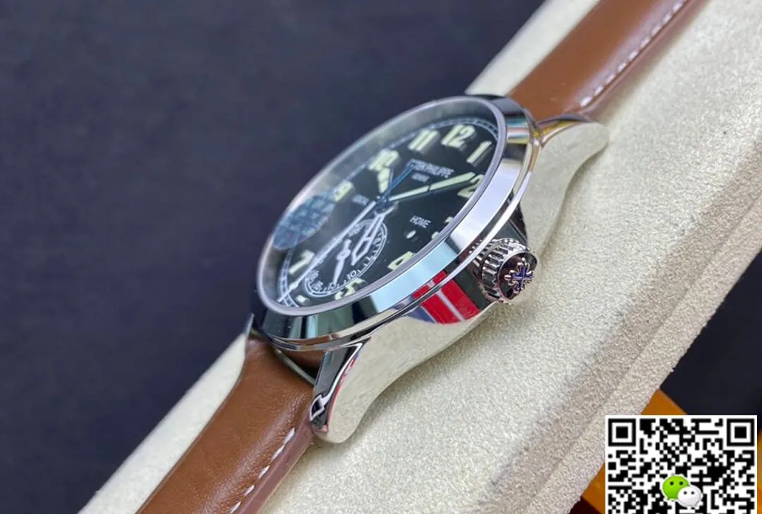 Patek Philippe Calatrava 5524G-001 GR Factory 1:1 Best Edition Replica Watch V2 Stainless Steel Bezel