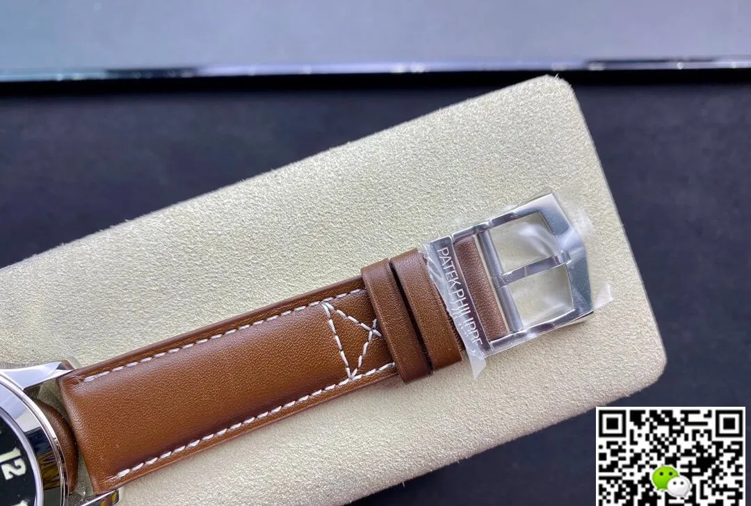 Patek Philippe Calatrava 5524G-001 GR Factory 1:1 Best Edition Replica Watch V2 Stainless Steel Bezel