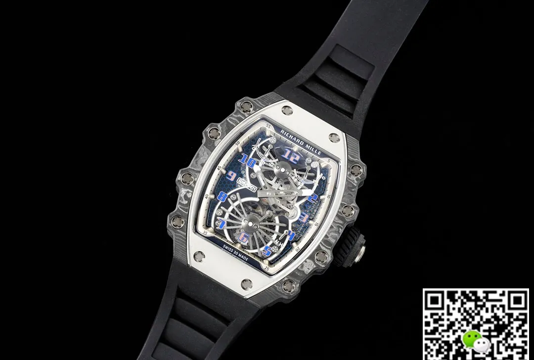 Richard Mille RM21-01 RM Factory 1:1 Best Edition Replica Watch Tourbillon Black Strap