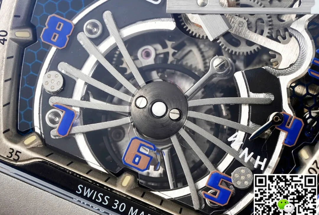 Richard Mille RM21-01 RM Factory 1:1 Best Edition Replica Watch Tourbillon Black Strap
