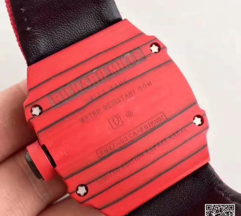 Richard Mille RM27-03 KV Factory 1:1 Best Edition Replica Watch Swiss ETA9015 Red Case