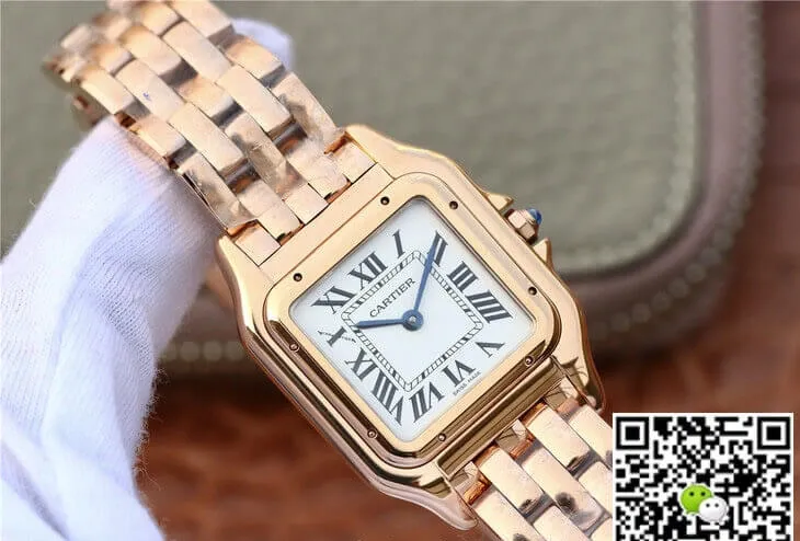 Panthere De Cartier WGPN0007 27MM 8848 Factory 1:1 Best Edition Replica Watch Rose Case
