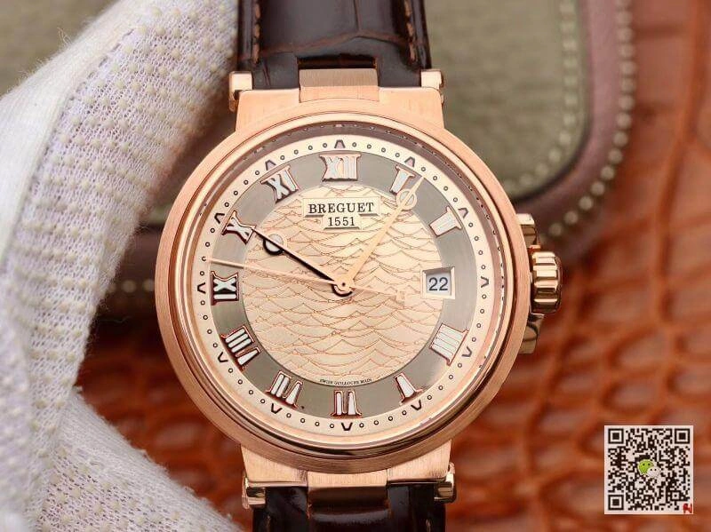 Breguet MARINE 5517BB Y2 9ZU V9 Factory 1:1 Best Edition Replica Watch Swiss ETA9015