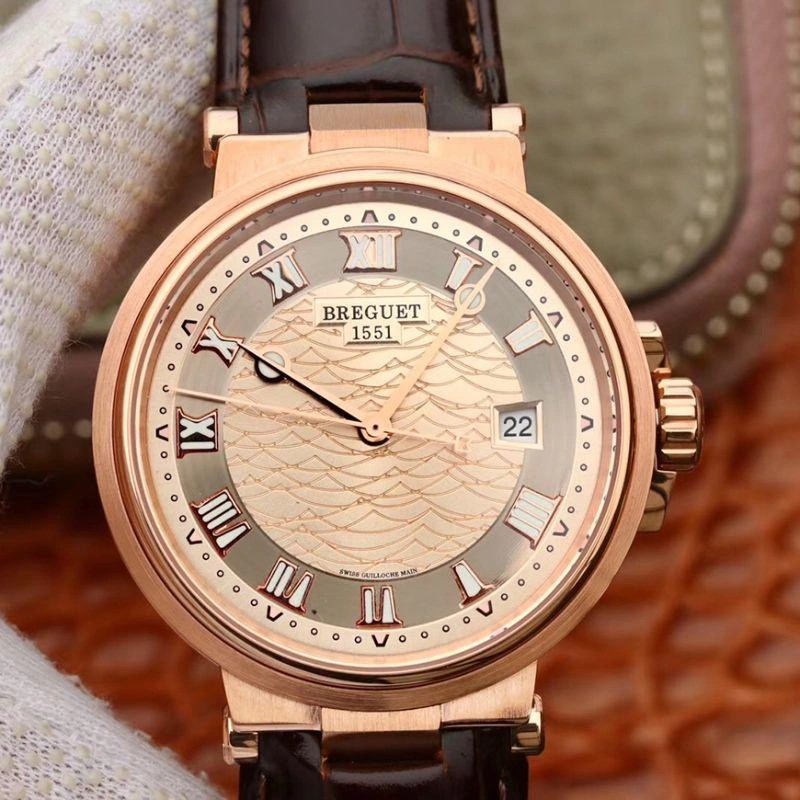 Breguet MARINE 5517BB Y2 9ZU V9 Factory 1:1 Best Edition Replica Watch Swiss ETA9015