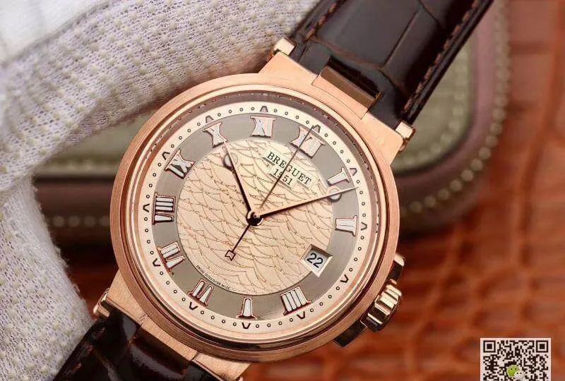 Breguet MARINE 5517BB Y2 9ZU V9 Factory 1:1 Best Edition Replica Watch Swiss ETA9015