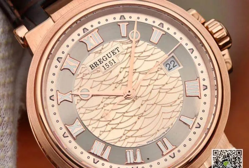 Breguet MARINE 5517BB Y2 9ZU V9 Factory 1:1 Best Edition Replica Watch Swiss ETA9015