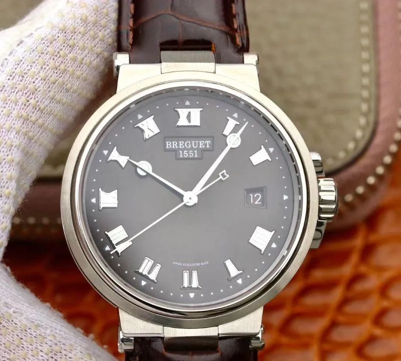 Breguet MARINE 5517TI G2 9ZU V9 Factory 1:1 Best Edition Replica Watch Swiss ETA9015