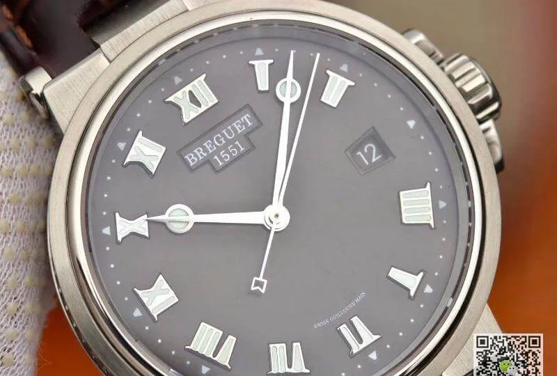 Breguet MARINE 5517TI G2 9ZU V9 Factory 1:1 Best Edition Replica Watch Swiss ETA9015