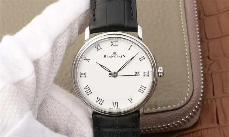 Blancpain Villeret 6651-1127-55B ZF Factory 1:1 Best Edition Replica Watch Stainless Steel Bezel