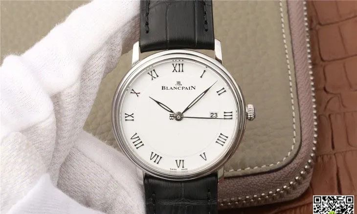 Blancpain Villeret 6651-1127-55B ZF Factory 1:1 Best Edition Replica Watch Stainless Steel Bezel