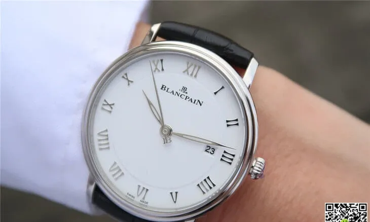 Blancpain Villeret 6651-1127-55B ZF Factory 1:1 Best Edition Replica Watch Stainless Steel Bezel