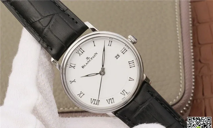 Blancpain Villeret 6651-1127-55B ZF Factory 1:1 Best Edition Replica Watch Stainless Steel Bezel