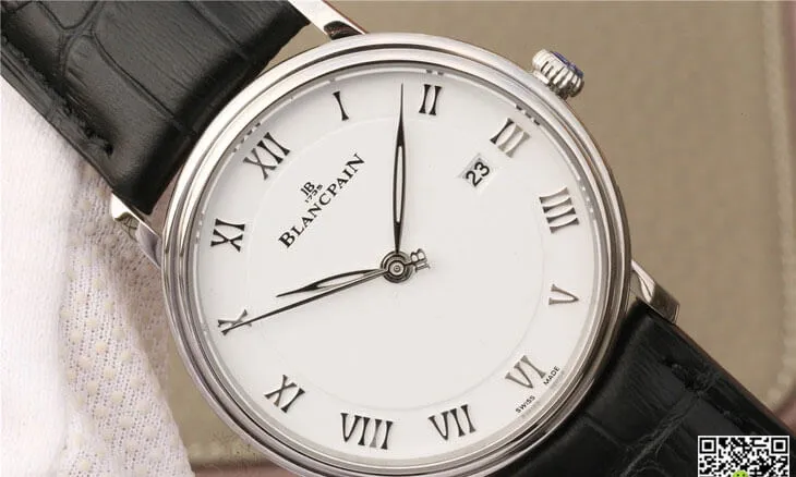 Blancpain Villeret 6651-1127-55B ZF Factory 1:1 Best Edition Replica Watch Stainless Steel Bezel