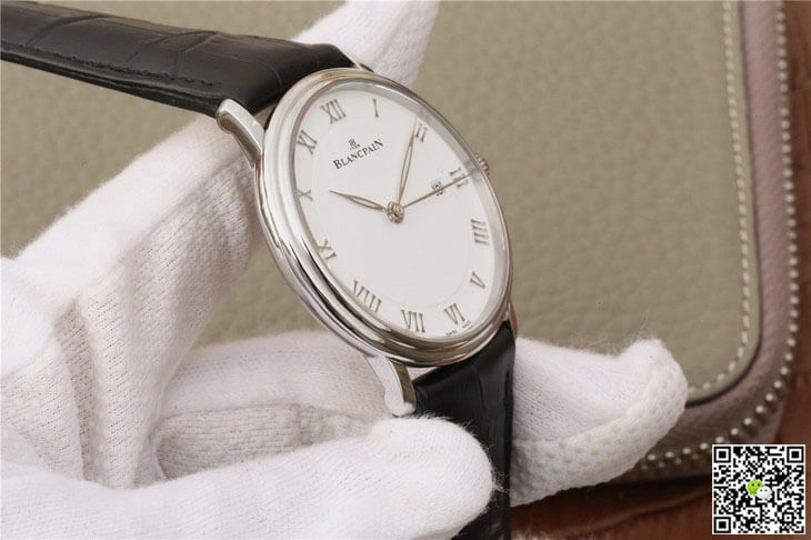 Blancpain Villeret 6651-1127-55B ZF Factory 1:1 Best Edition Replica Watch Stainless Steel Bezel