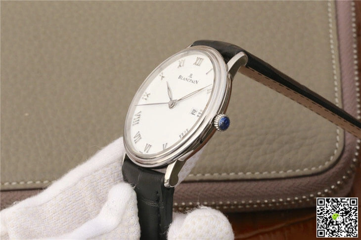 Blancpain Villeret 6651-1127-55B ZF Factory 1:1 Best Edition Replica Watch Stainless Steel Bezel