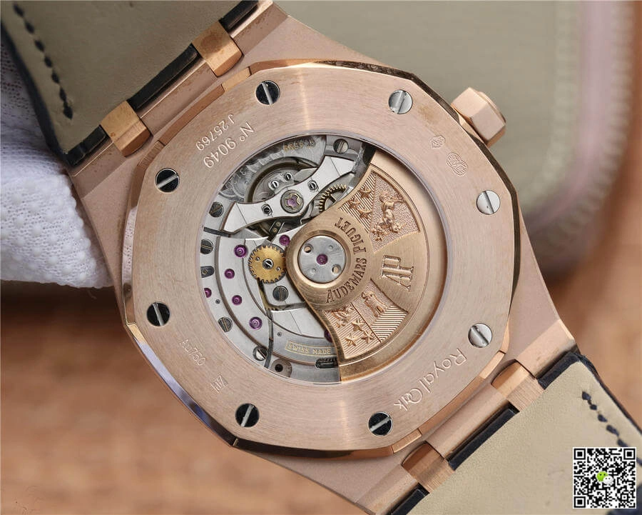 Audemars Piguet Royal Oak 15400 OM Factory 1:1 Best Edition Replica Watch Leather Strap