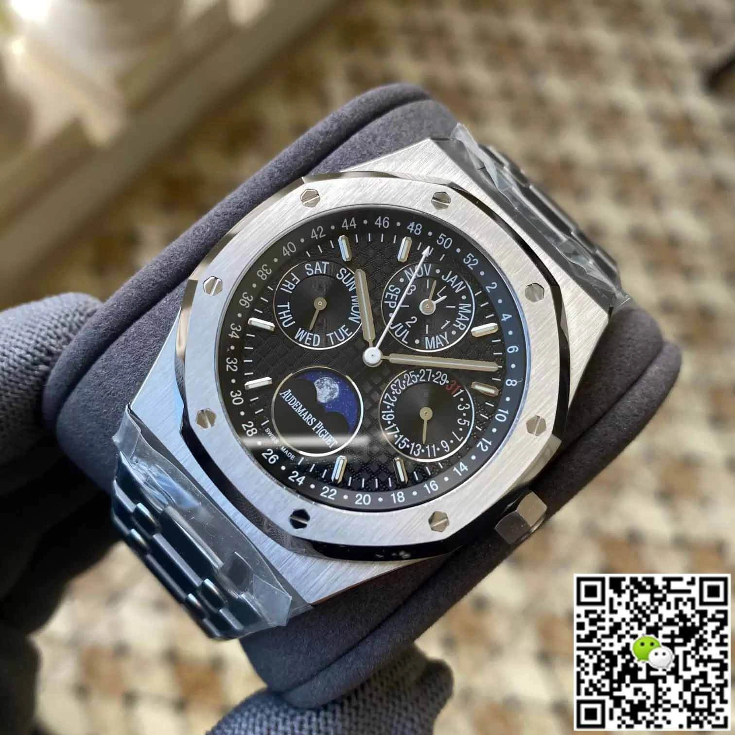 Audemars Piguet Royal Oak 26574 APS Factory 1:1 Best Edition Replica Watch Silver Strap