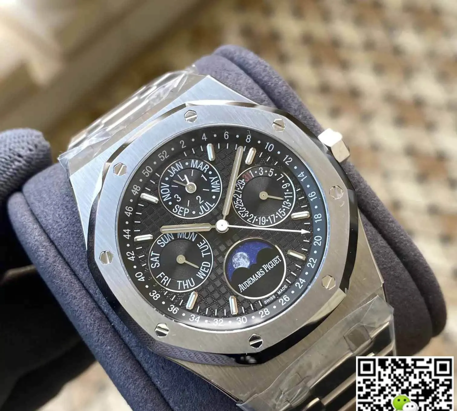 Audemars Piguet Royal Oak 26574 APS Factory 1:1 Best Edition Replica Watch Silver Strap