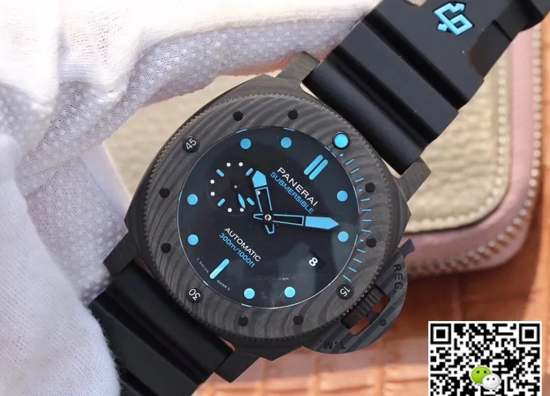 Panerai Submersible PAM01616 VS Factory 1:1 Best Edition Replica Watch Black Dial Swiss P.9010