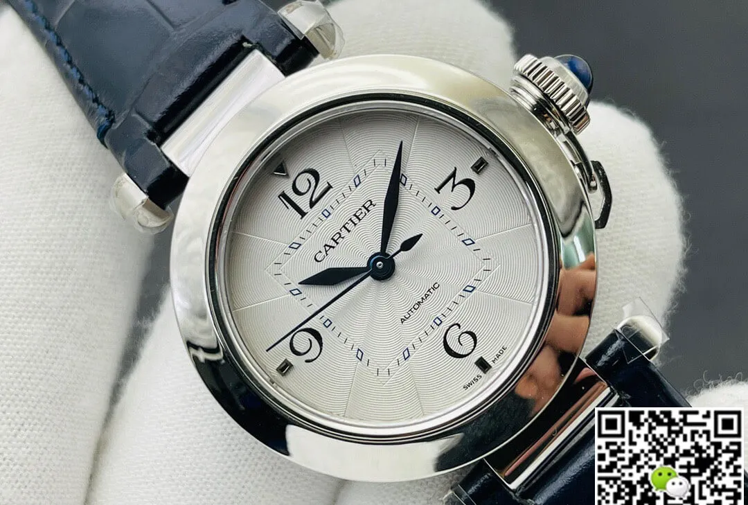 Cartier Pasha WSPA0012 35MM BV Factory 1:1 Best Edition Replica Watch Leather Strap
