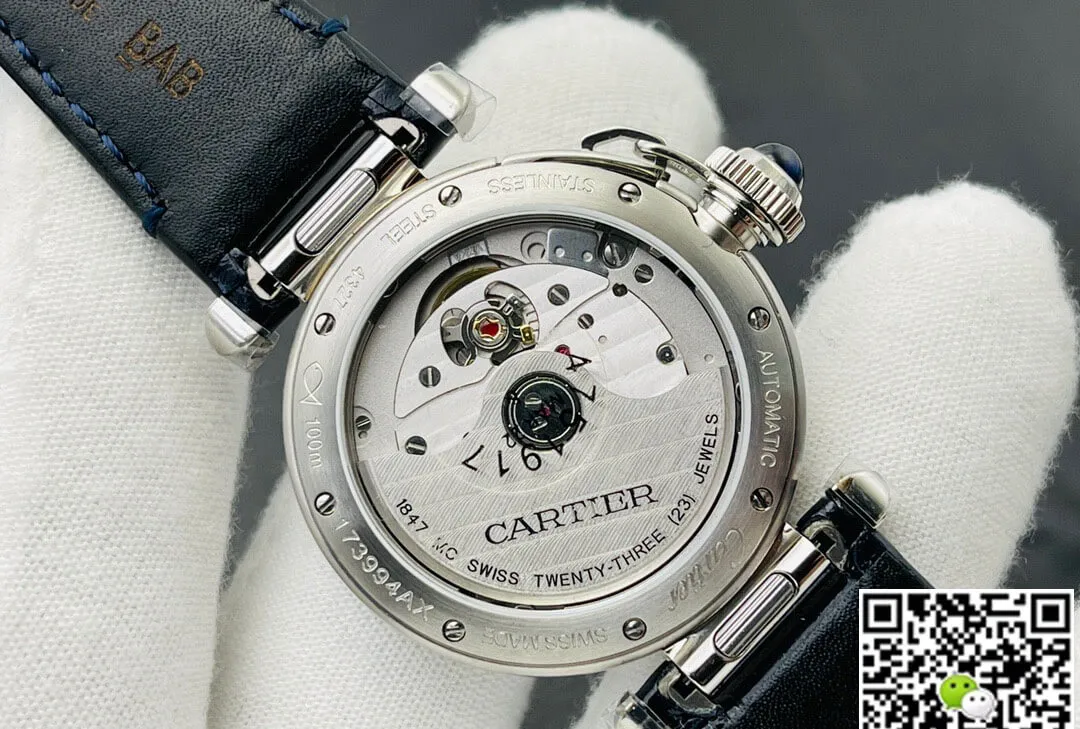 Cartier Pasha WSPA0012 35MM BV Factory 1:1 Best Edition Replica Watch Leather Strap