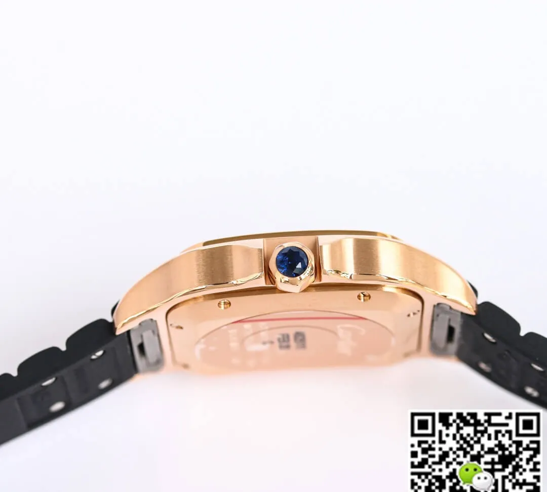 Cartier Santos WGSA0007 GF Factory 1:1 Best Edition Replica Watch V2 Rose Gold Case