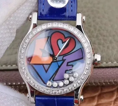 Chopard Happy Diamonds Happy Love 278559-3020 YF Factory 1:1 Best Edition Replica Watch Blue Mother Pearl Dial Swiss Automatic Movement