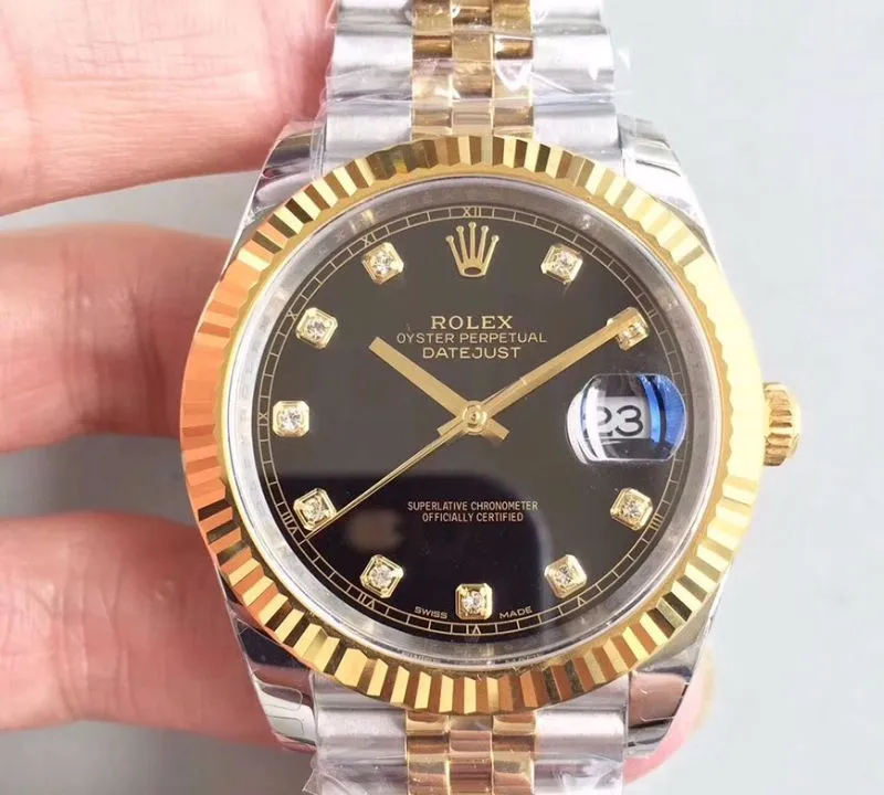 Rolex Datejust II M126333-0013 EW Factory 1:1 Best Edition Replica Watch Swiss ETA3255 Stainless Steel Two Tone Bracelet