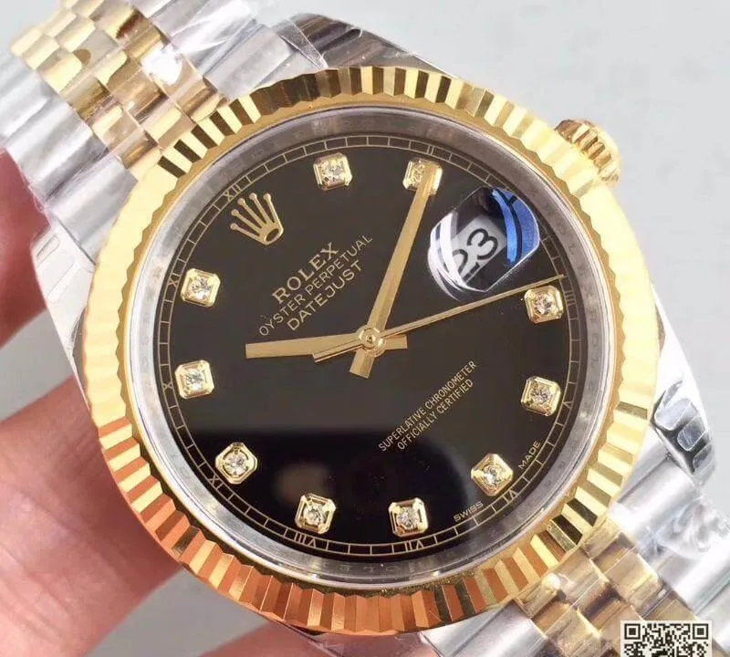 Rolex Datejust II M126333-0013 EW Factory 1:1 Best Edition Replica Watch Swiss ETA3255 Stainless Steel Two Tone Bracelet