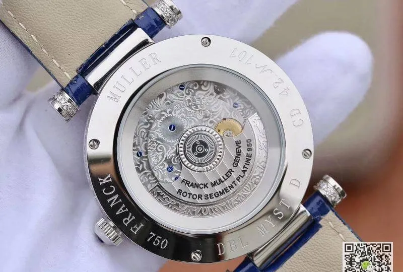Franck Muller White Gold Double Mystery DM42D2RCD GS Factory 1:1 Best Edition Replica Watch Diamond Watch Swiss FM.800